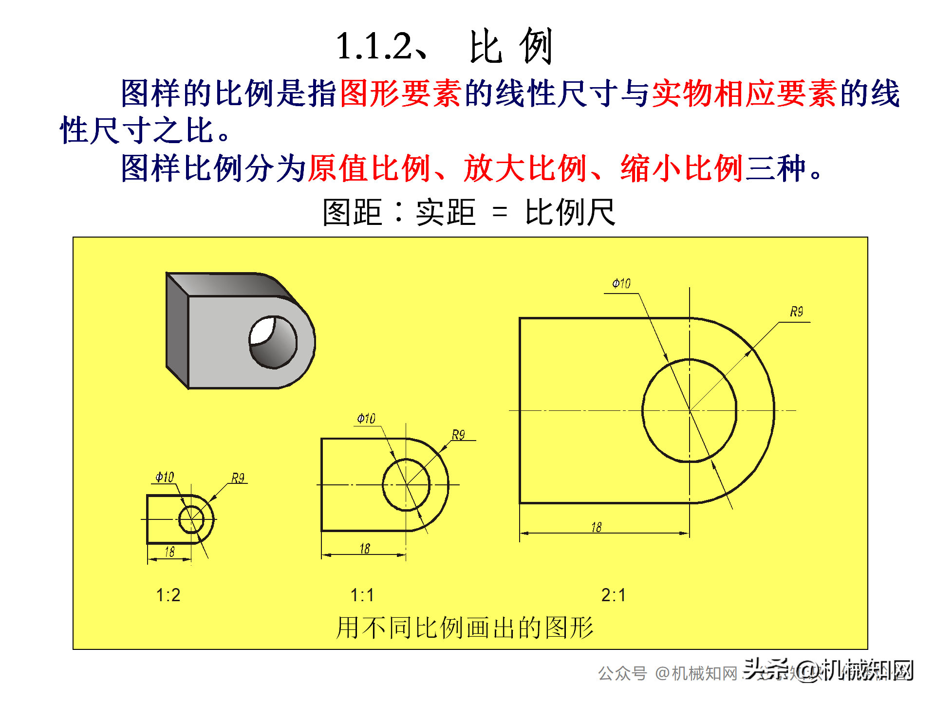 机械制图教程（机械制图基础知识讲义）