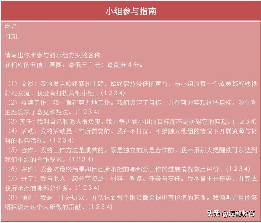 课堂教学评价（课堂教学评价标准）